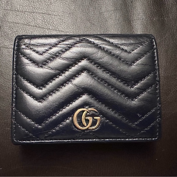 AUTHENTIC Gucci GG Marmont Card Wallet - Picture 2 of 11